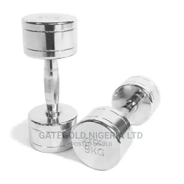 JDB03C-9 Pro Chrome Dumbbell in Pairs – 9KG (PAIR)