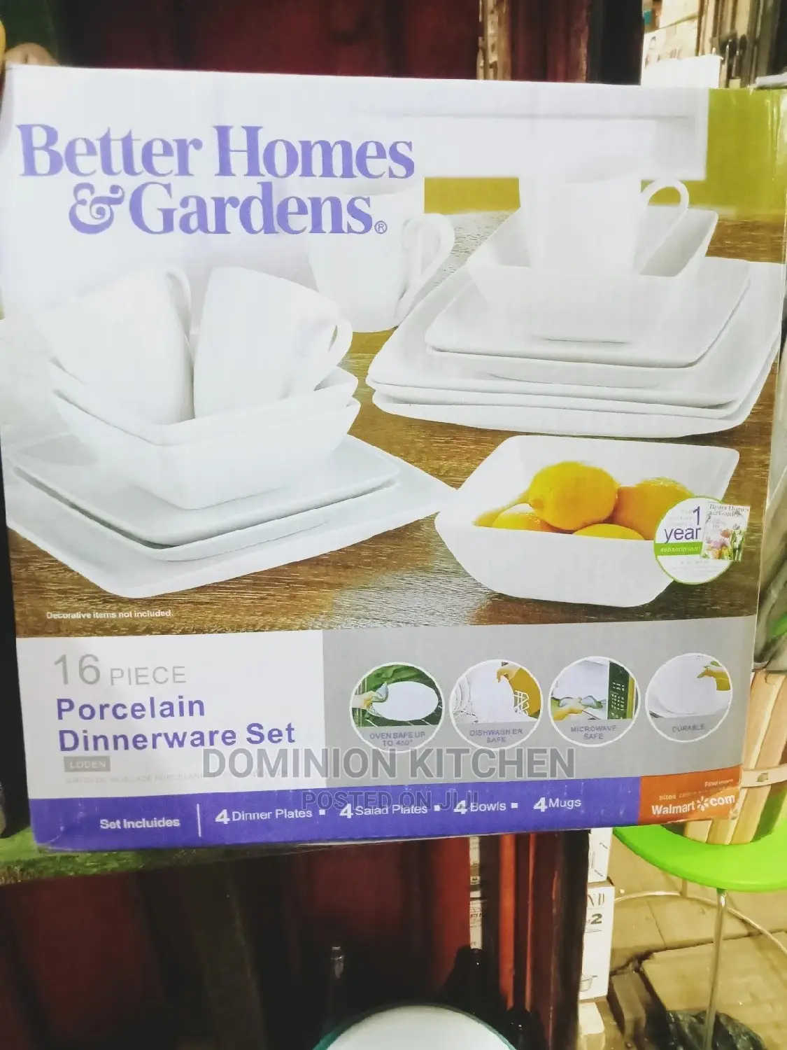 16pcs Porcelain Dinnerware Set