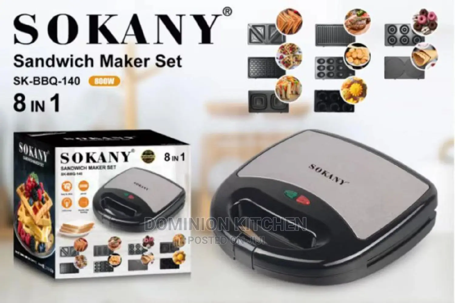 Sokany Sandwich Maker Set