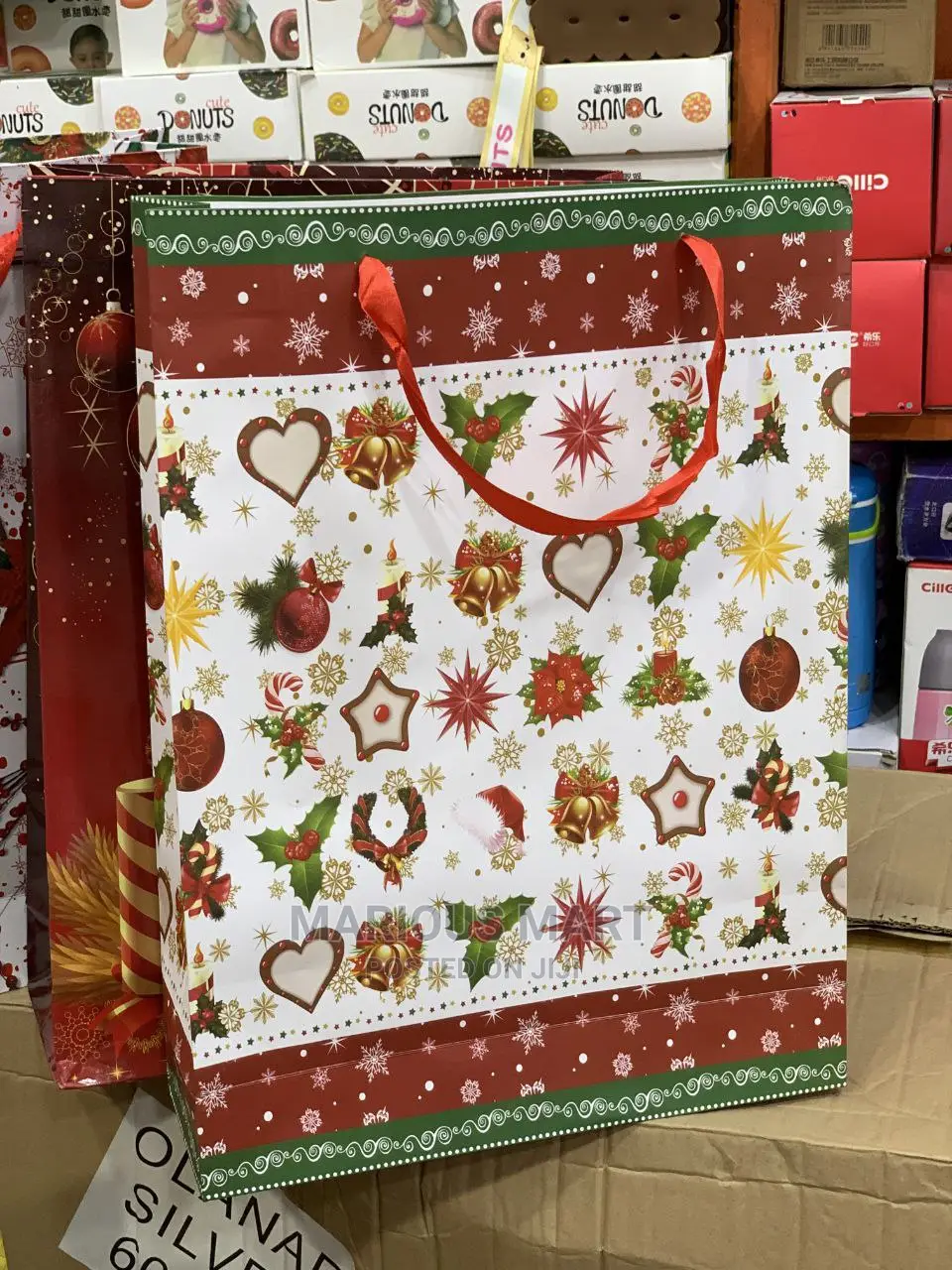 Christmas/New Year's Gift Carrier Bags - Dozen