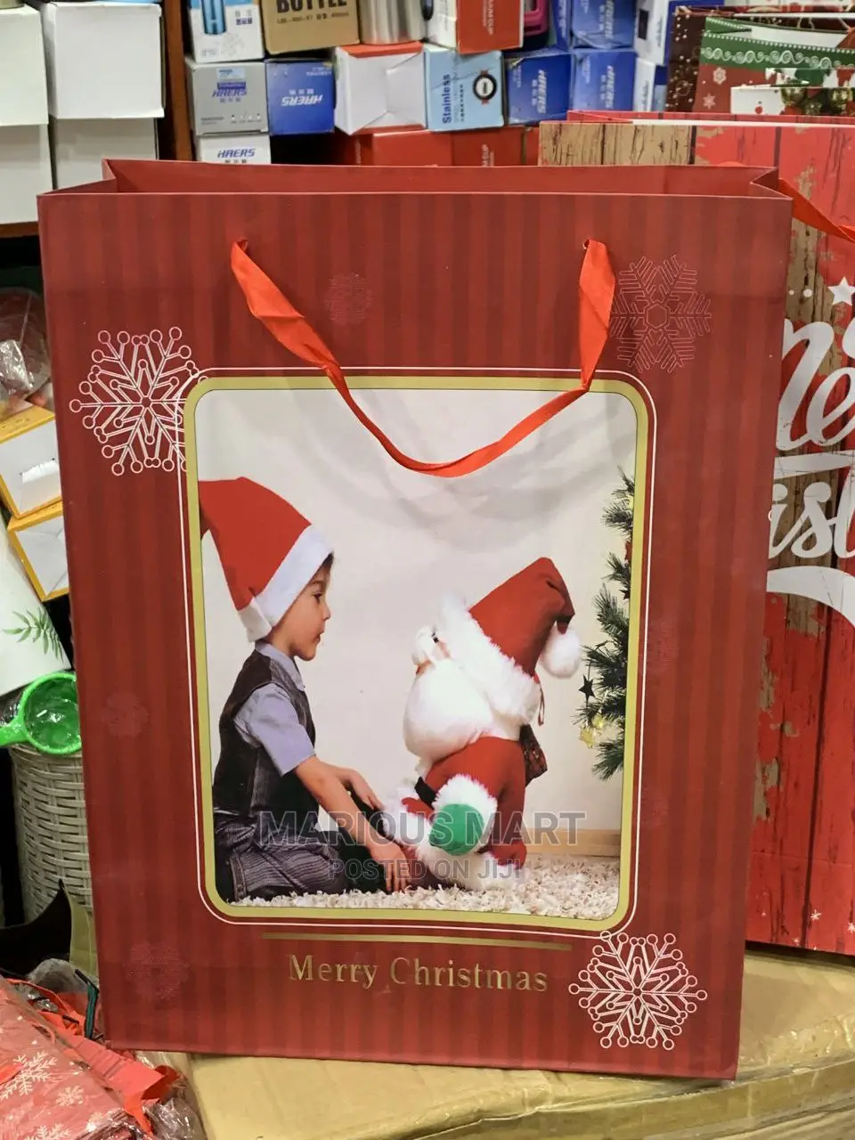 Christmas/New Year's Gift Carrier Bags - Dozen