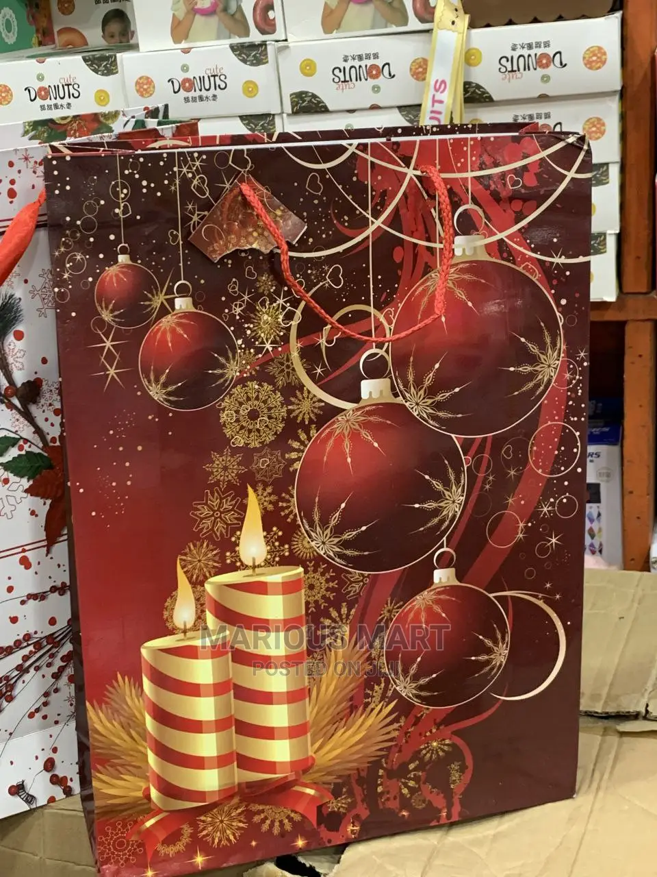 Christmas/New Year's Gift Carrier Bags - Dozen