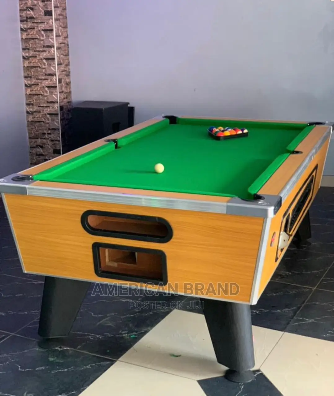 Brand New Marble Top Coin Full Accessories Snooker Board
