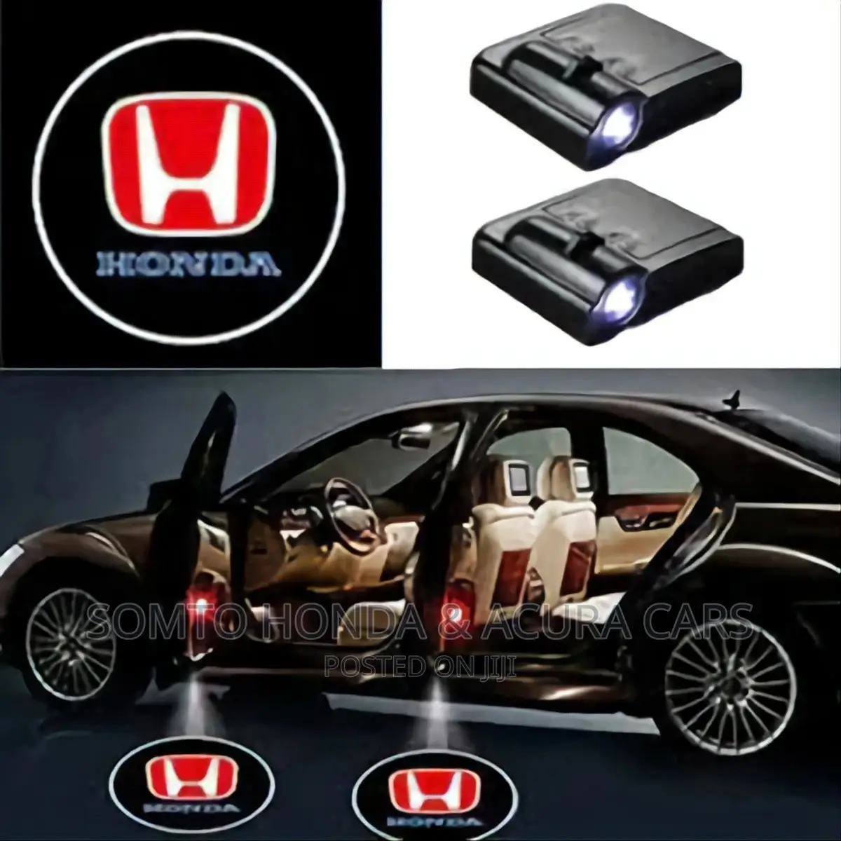 Honda Doors Shadow Light Logos