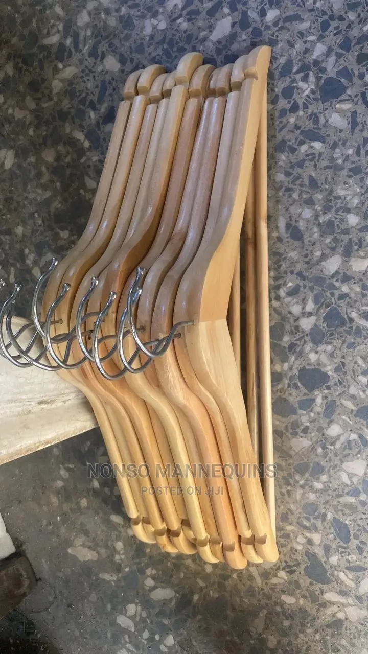 Sets of Wooden Clothes Hangers