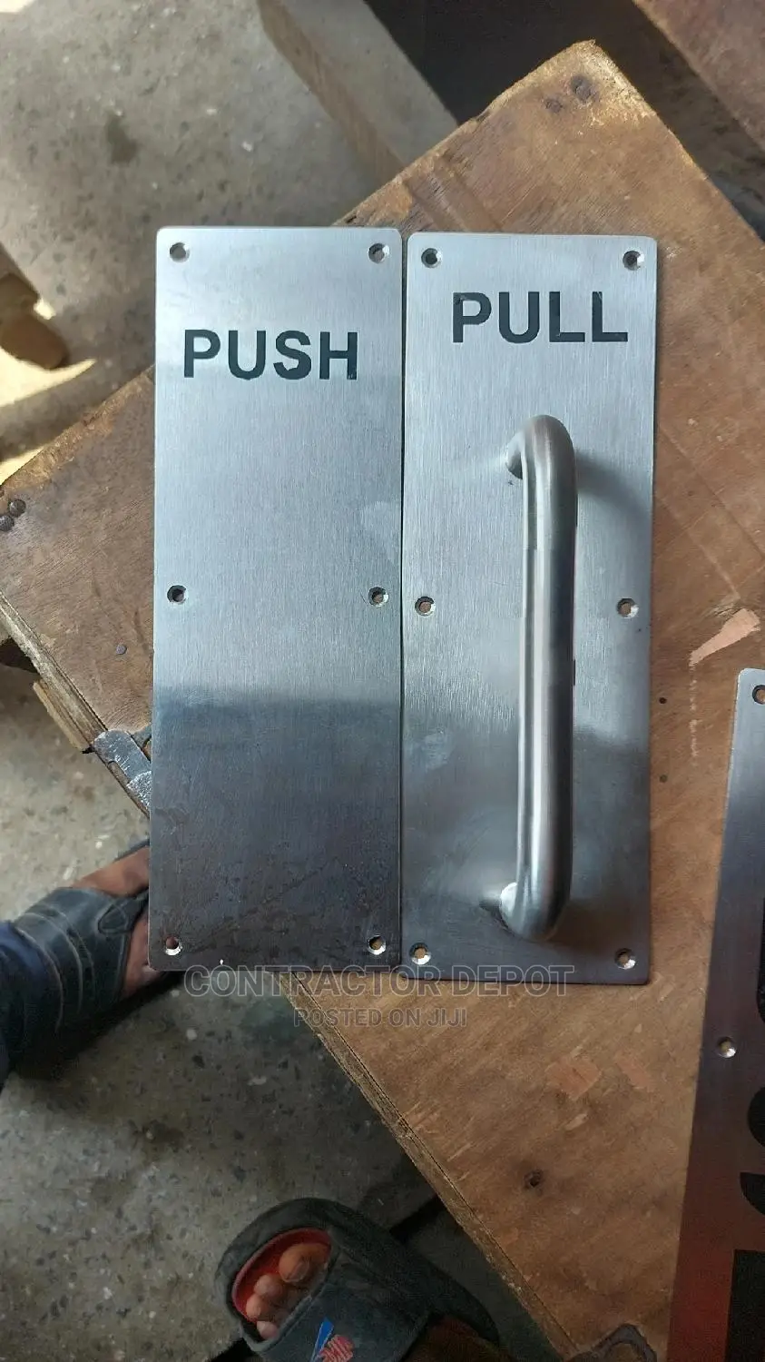 Stainless Steel Door Handle and Push Plate
