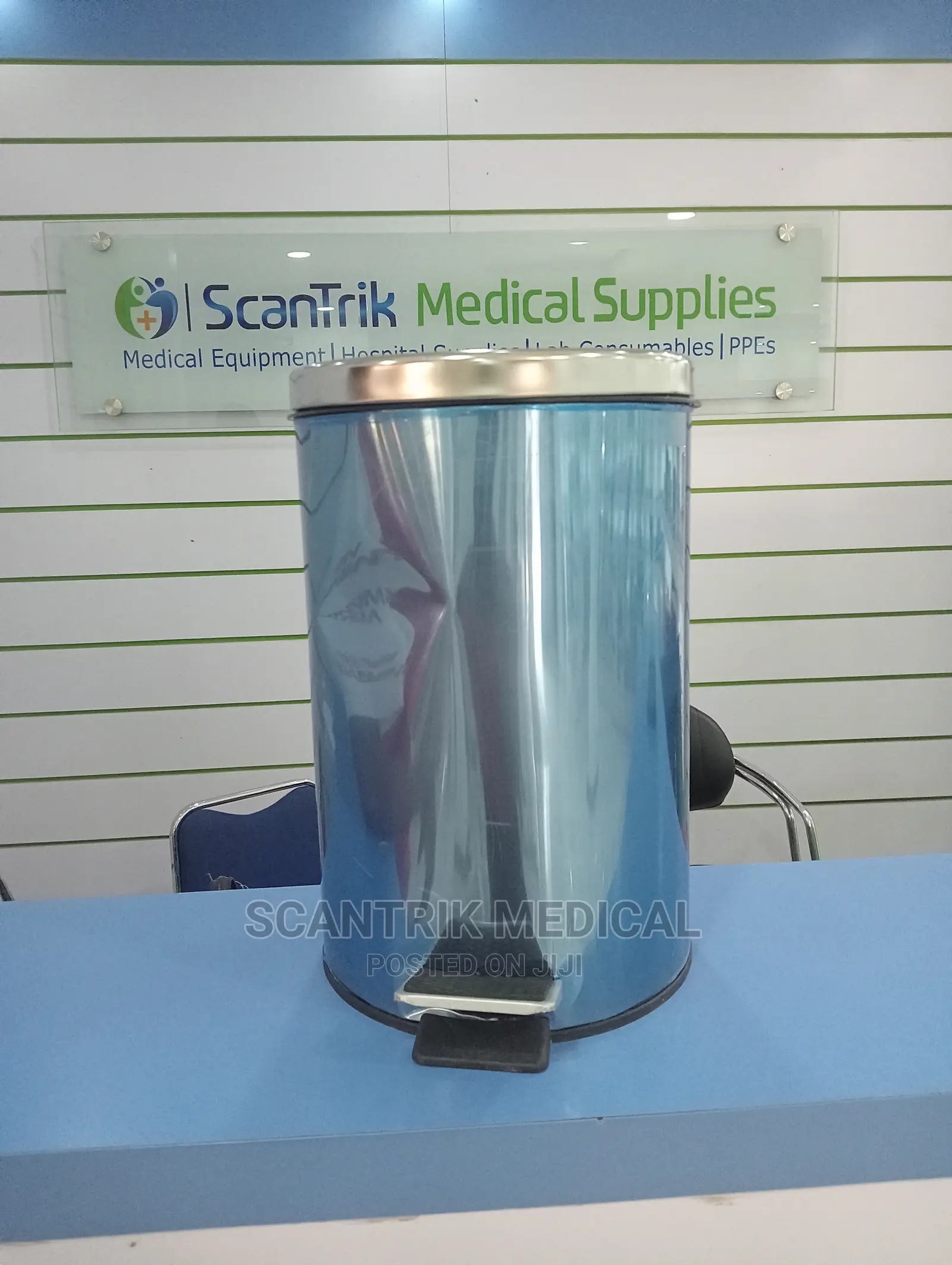 Stainless Waste Bin,Office Dustbin With Lid Bucket