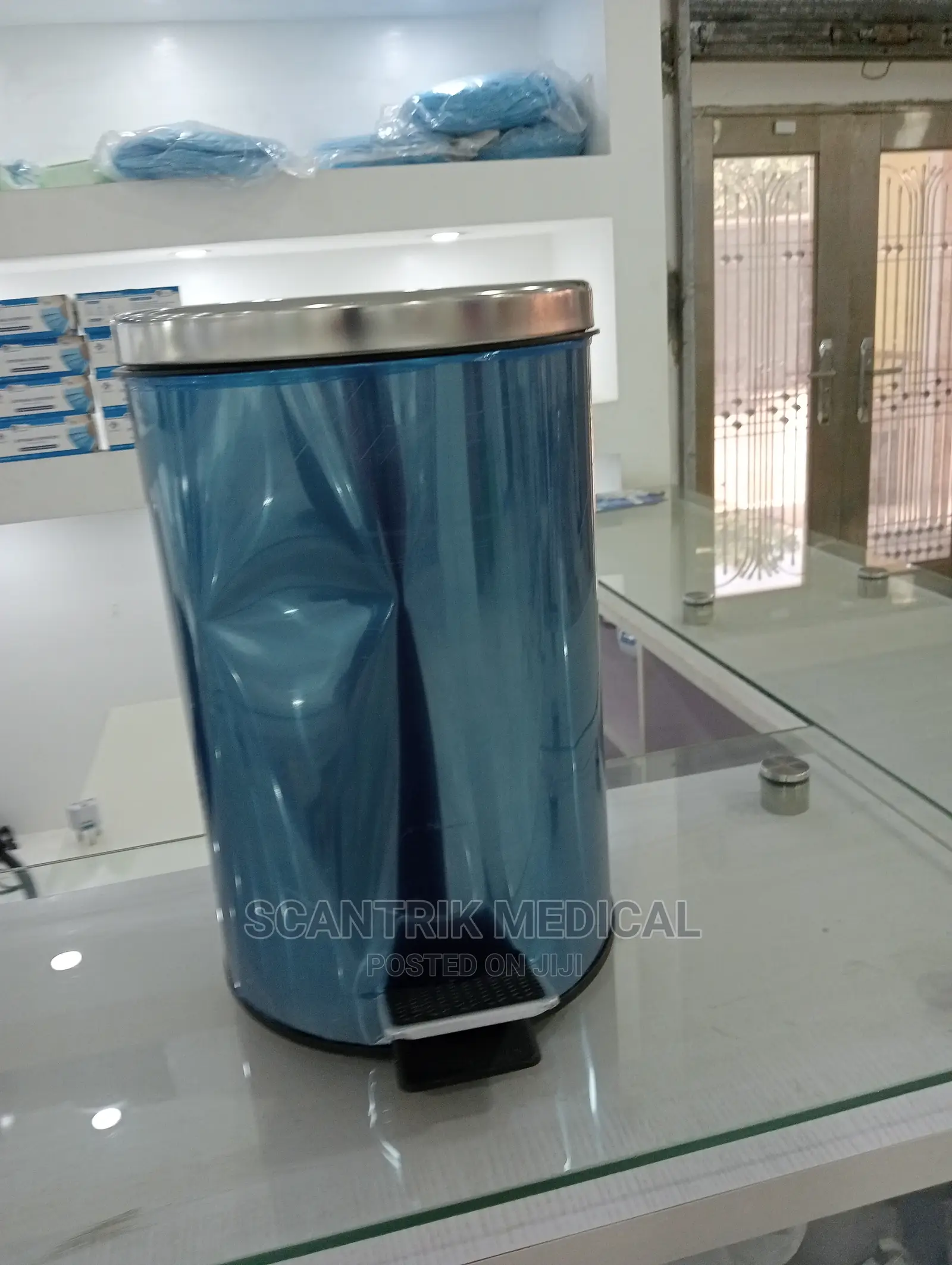 Stainless Pedal Car Dustbin,Waste