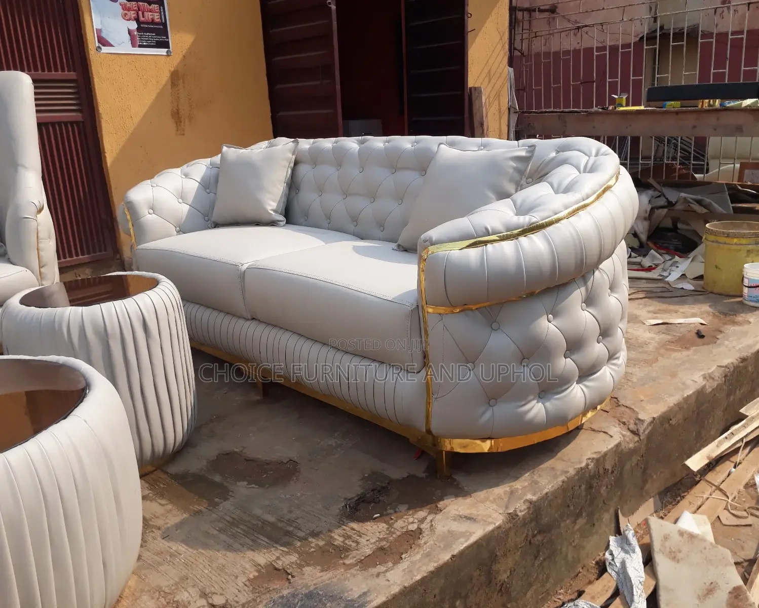 Sofa Set of Chair 8 Seater Plus Centre Table and Side Street