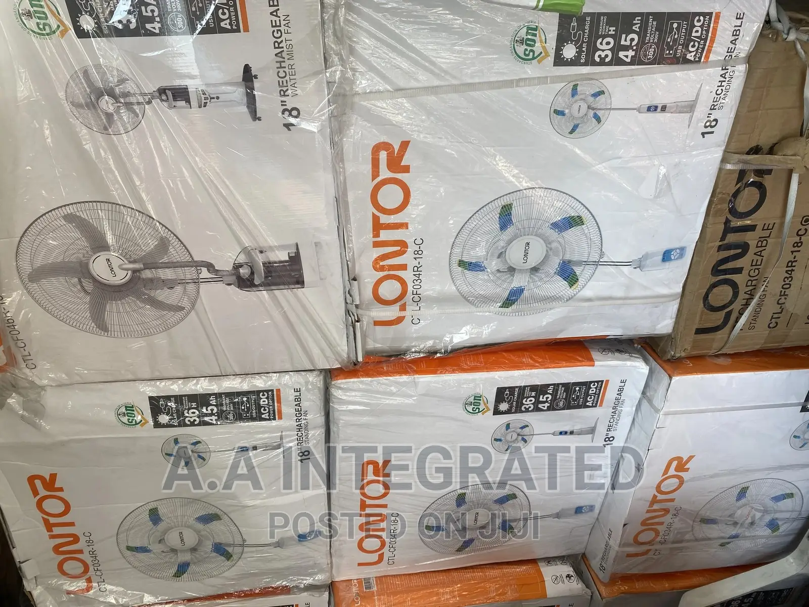 Lontor Rechargeable Standing Fan