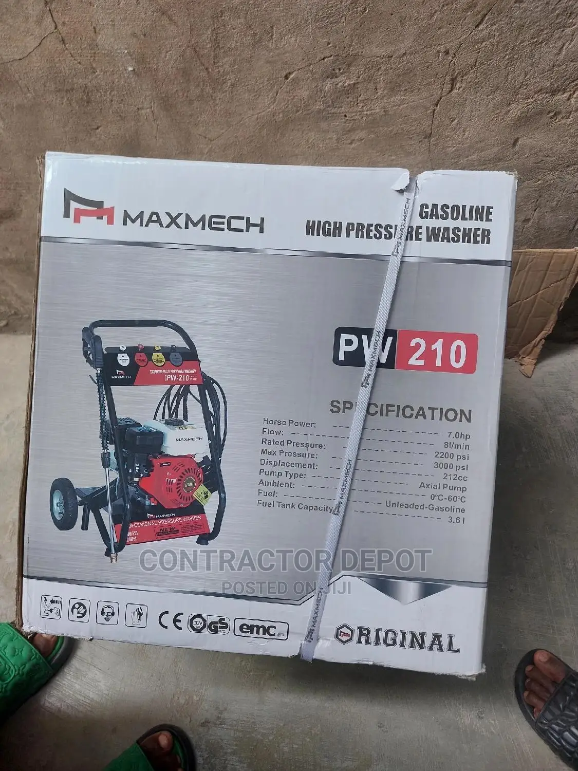 Pw 210 Maxmech Gasoline Washer