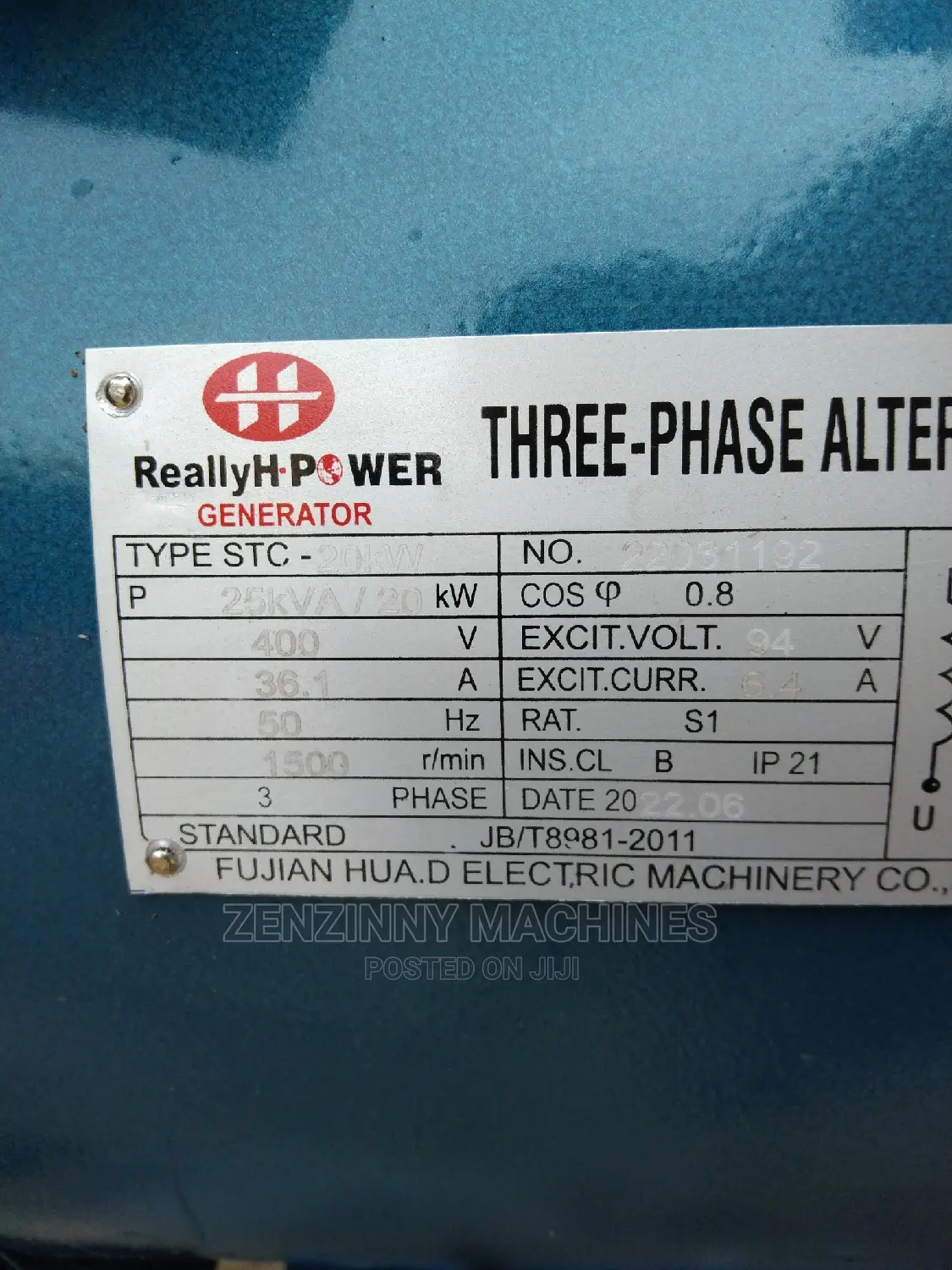 25kva 3phase Alternator