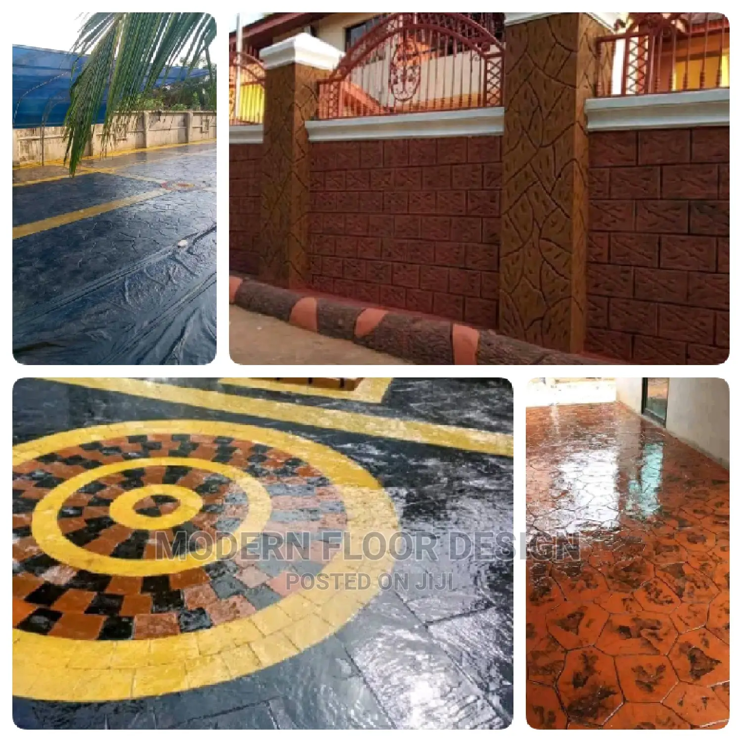 Green Stamp Floor