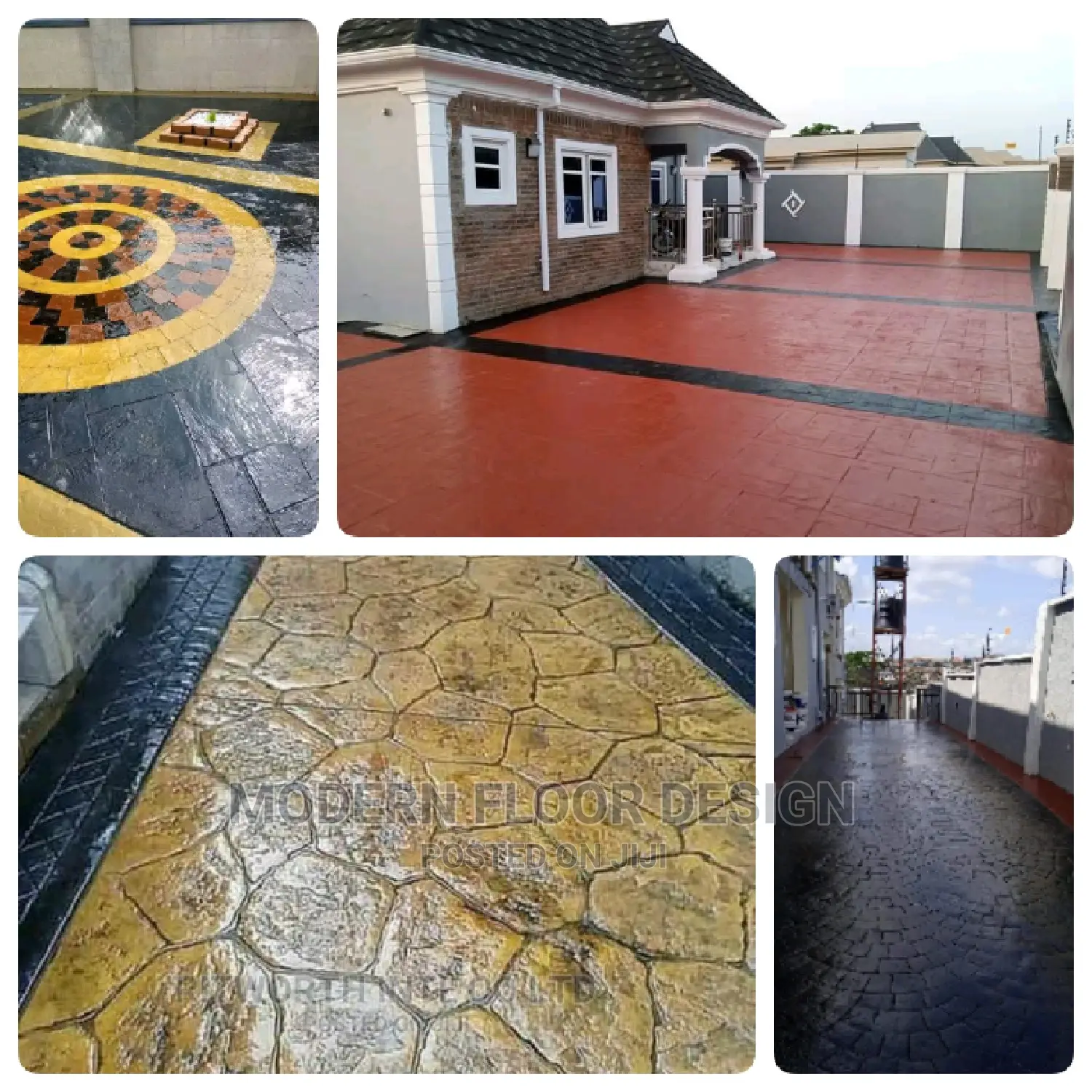 Green Stamp Floor