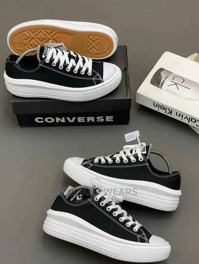 Original Black And White Converse Sneakers