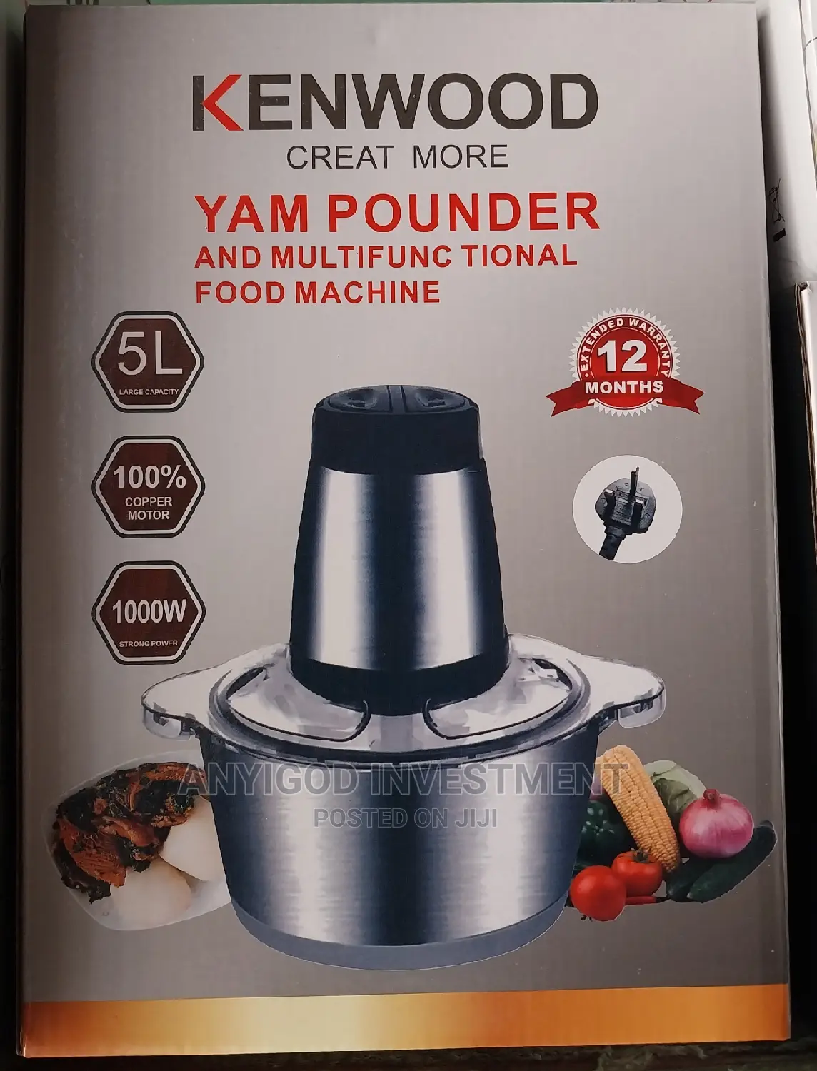 Kenwood 5L Yam Pounder