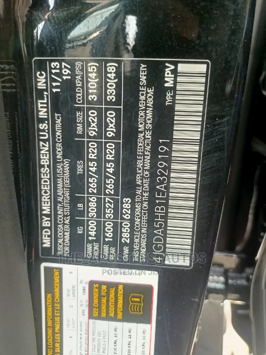 Mercedes-Benz M Class 2015 Black