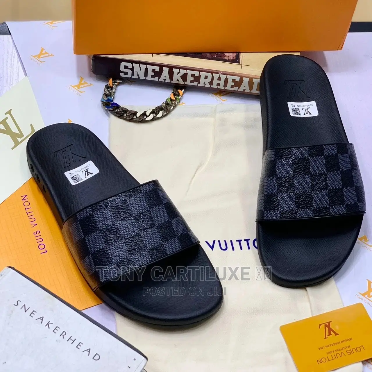 *Louis Vuitton Waterfront Monogram Slides