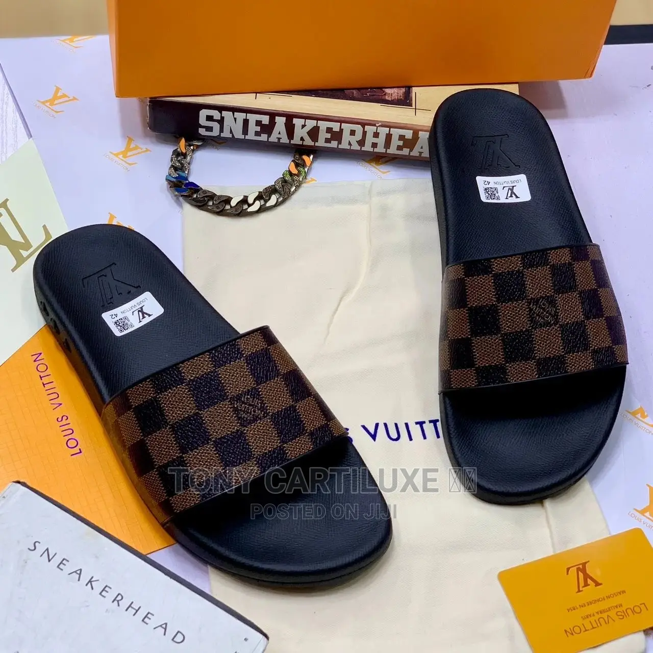 *Louis Vuitton Waterfront Monogram Slides