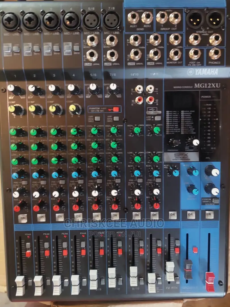 Yamaha Mg12xu 12 Inputs Console Mixer With Effects