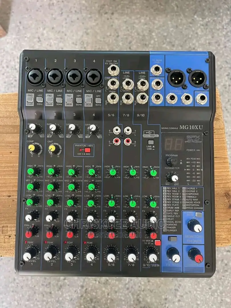 Yamaha Mg10xu Console Mixer