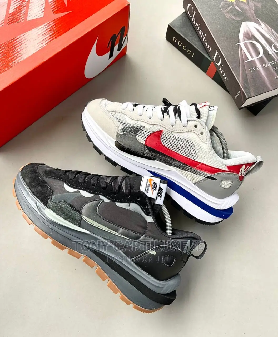 Sacai Summer X Nike Vaporwaffle ’Black/Gum’