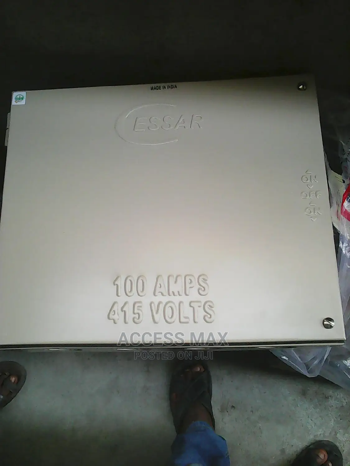 100amps Change Over Switch. Essays