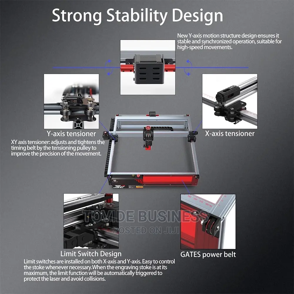 Twotrees TS2 80W 96W Laser Engraving Cutting Machine + Wifi