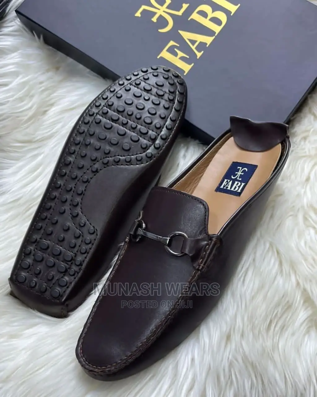 Italian Fabi Leather Half Shoe