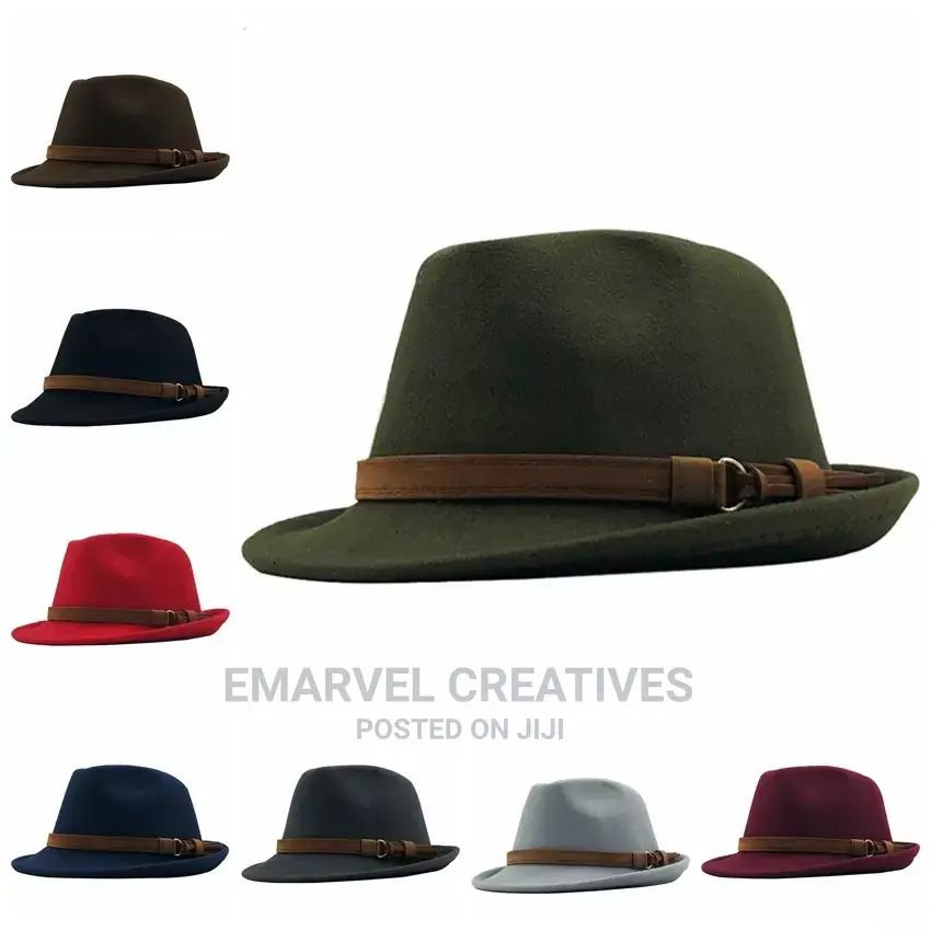 2024 Short Brim Fedora Hat for Fashionista