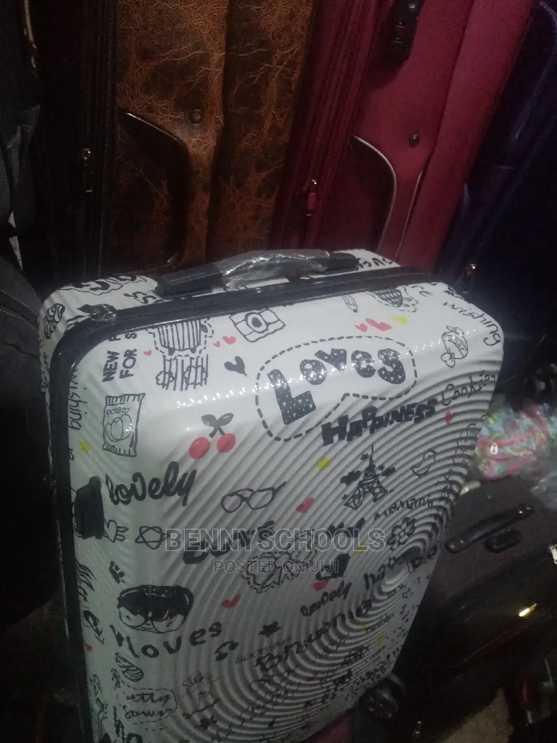 Big Colorful Rubber Plastic Traveling Luggage Box