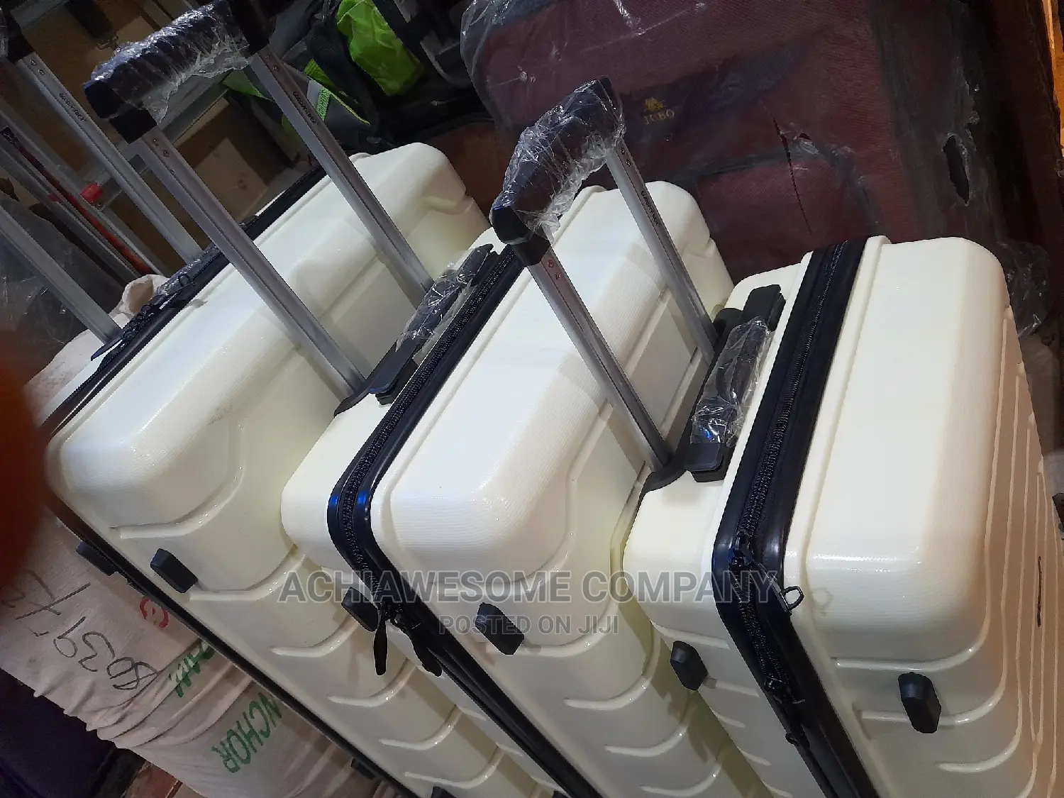 Imported Rubber Travelling Box, Set of 3