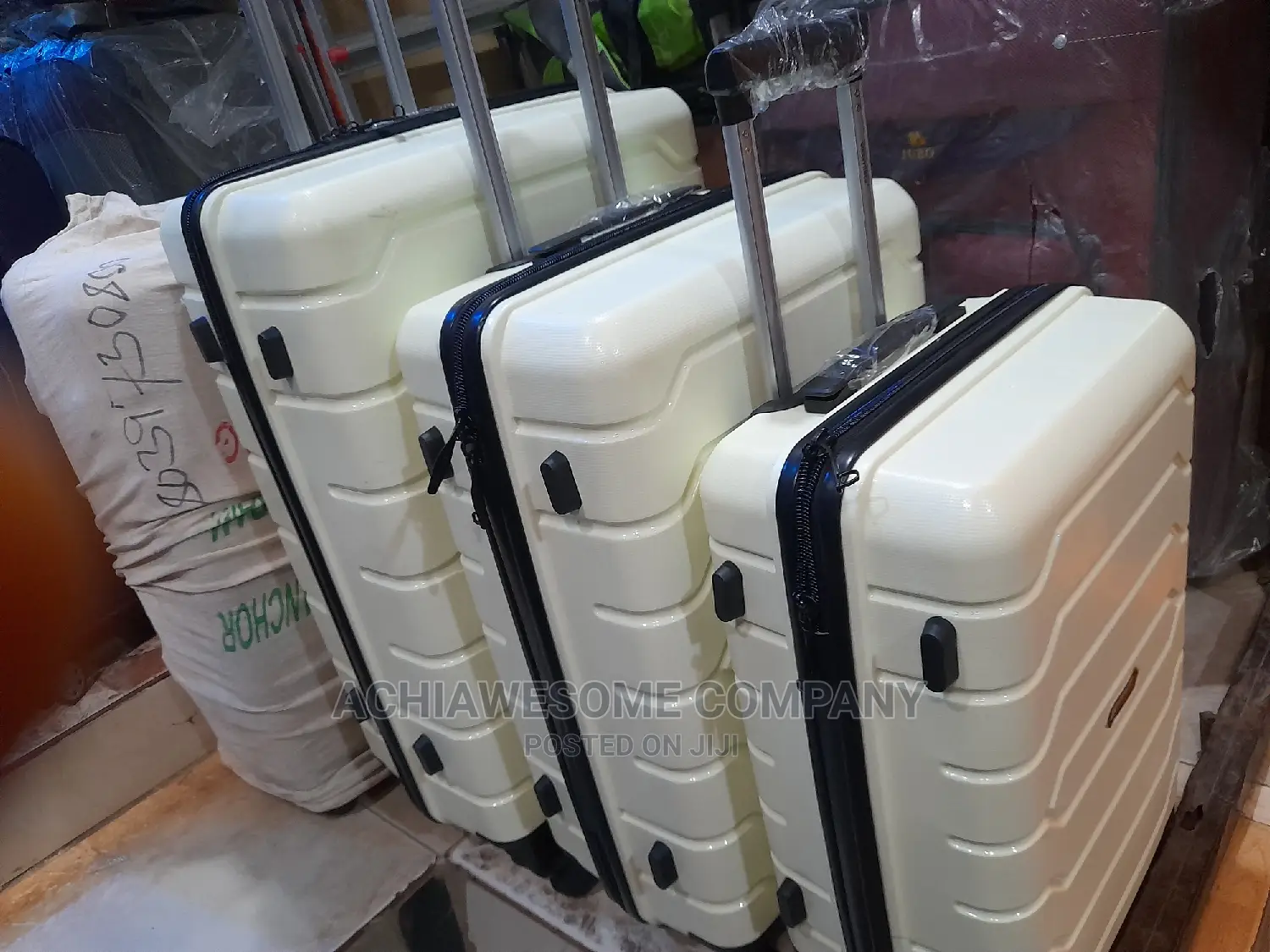 Imported Rubber Travelling Box, Set of 3
