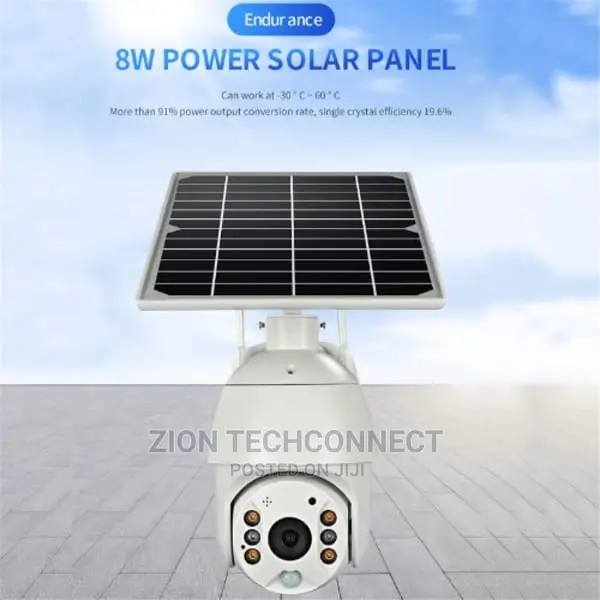 Solar Ptz Camera 360 Degree Rotation 4G Sim And Memory Card