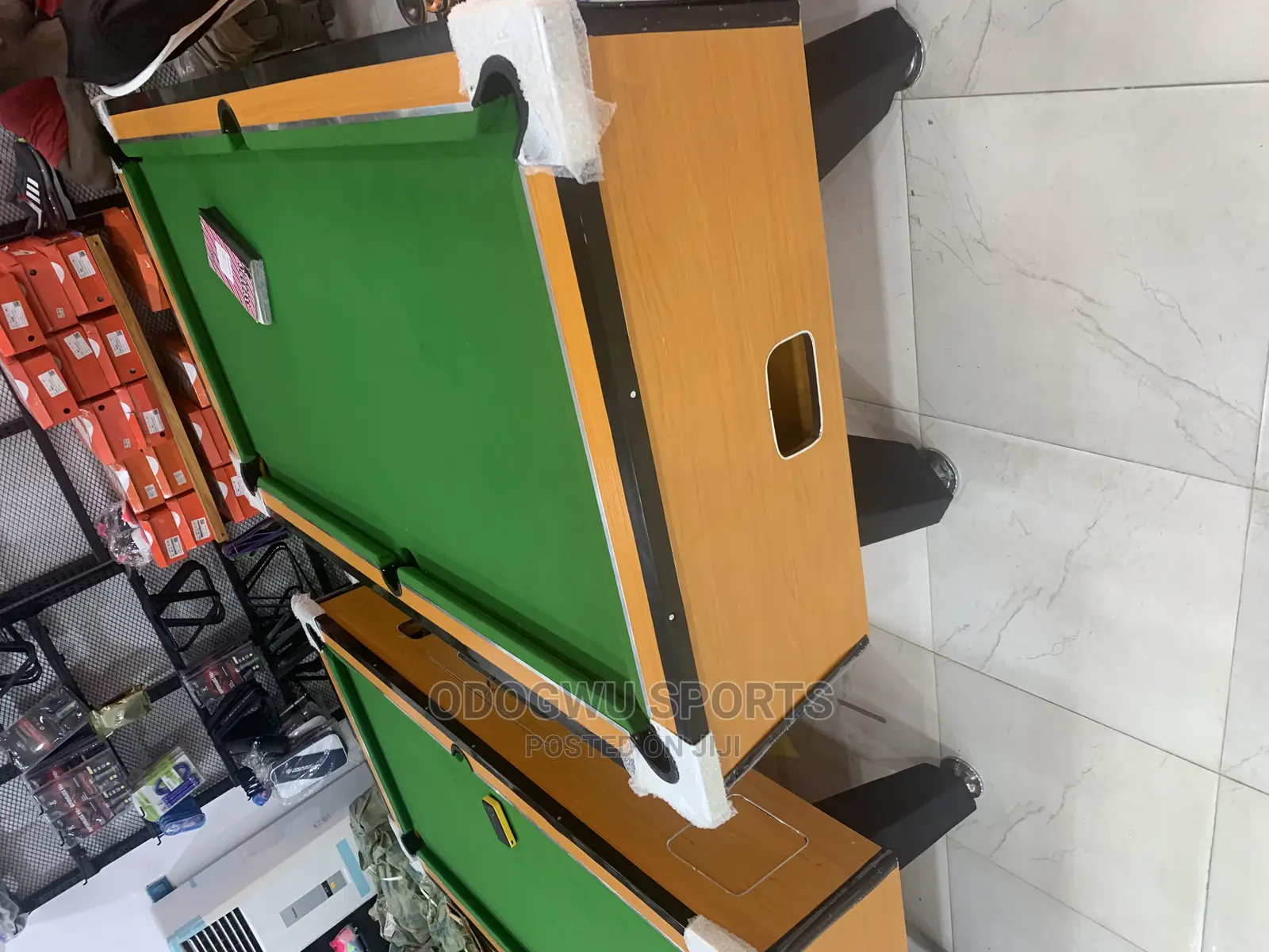 Marble Top Coin Pool Table