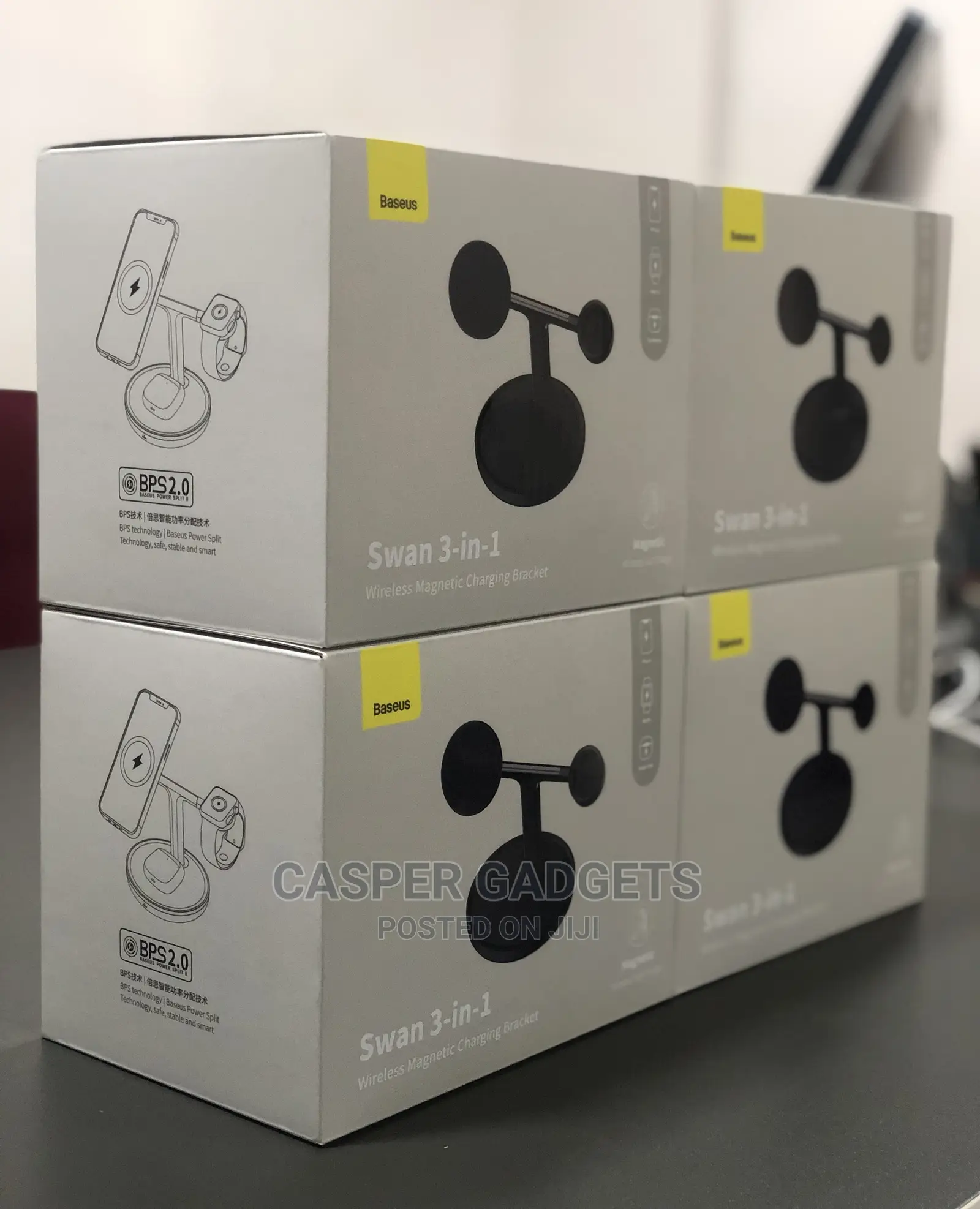 Baseus Swan 3-in-1 Wireless Magnetic Charging Stand