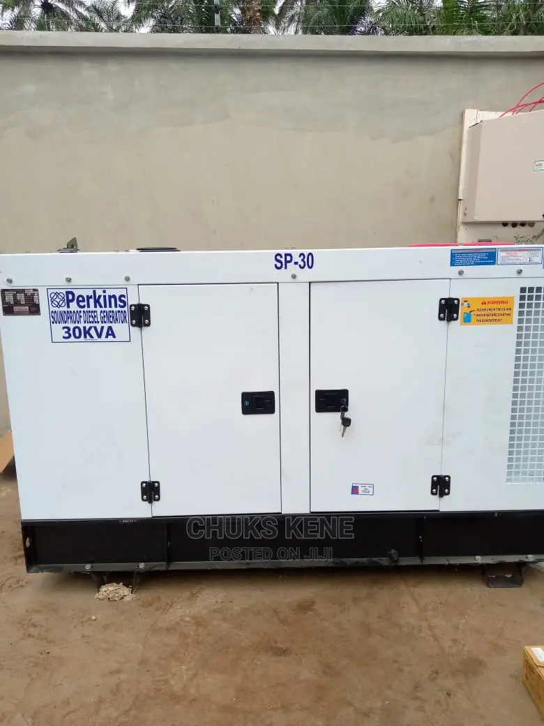 New Sound Proof 30kva Perkins Generator.