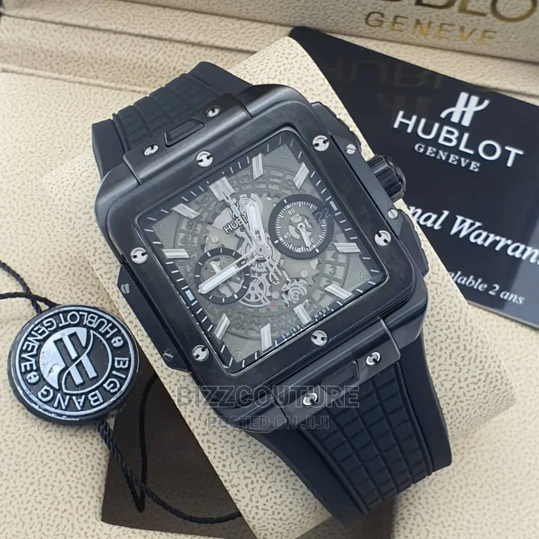 Original HUBLOT Rubber Strap Watch Available in Store