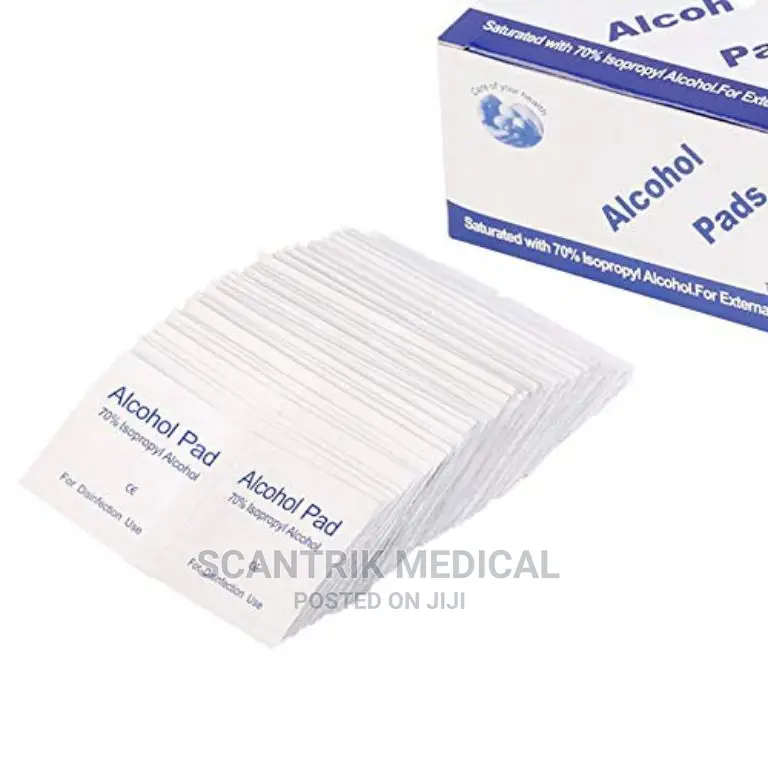 Alcohol Prep Pad Sterilization Swabs Office Home