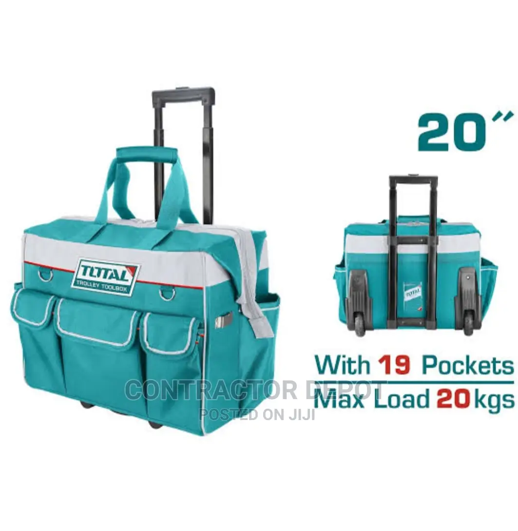 TOTAL Rolling Rigid Tool Bag 20" (THRRTB2001)