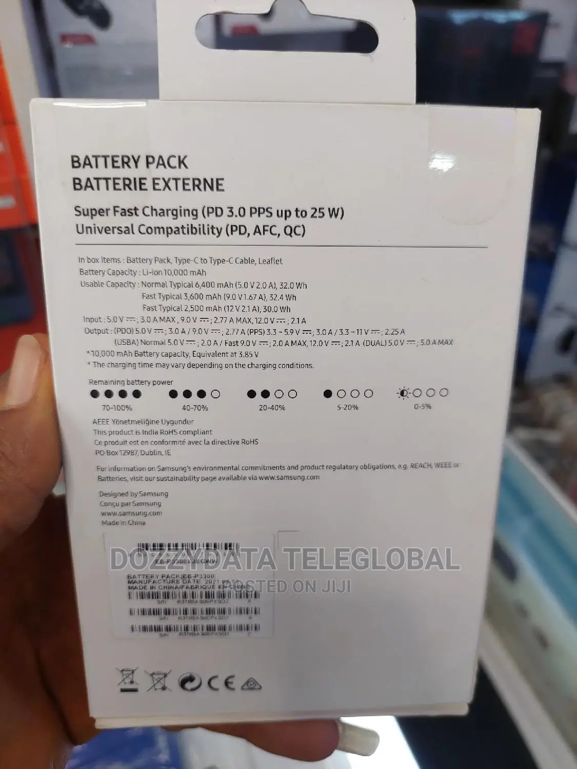 Samsung Powerbank 10000mah Samsung Fast Charge With Type C