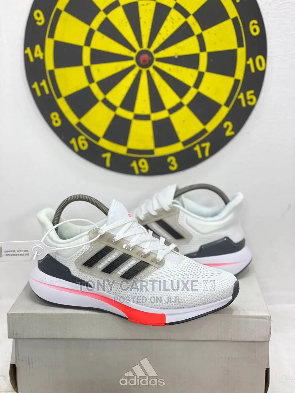 Adidas Eq21 Bounce WHITE AND BLACK
