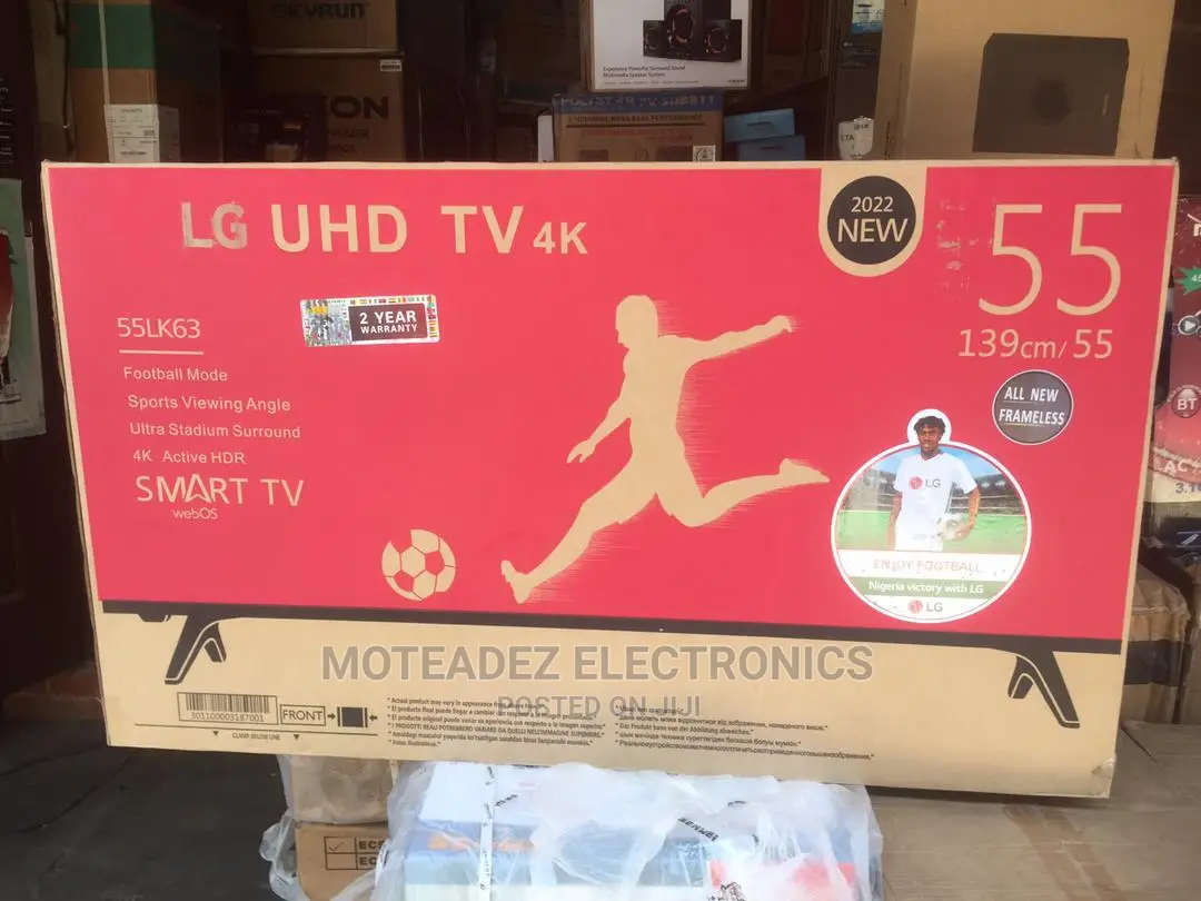 Lg 55'' Smart Uhd Frameless Led Tv (55uq70) 2yrs Warranty
