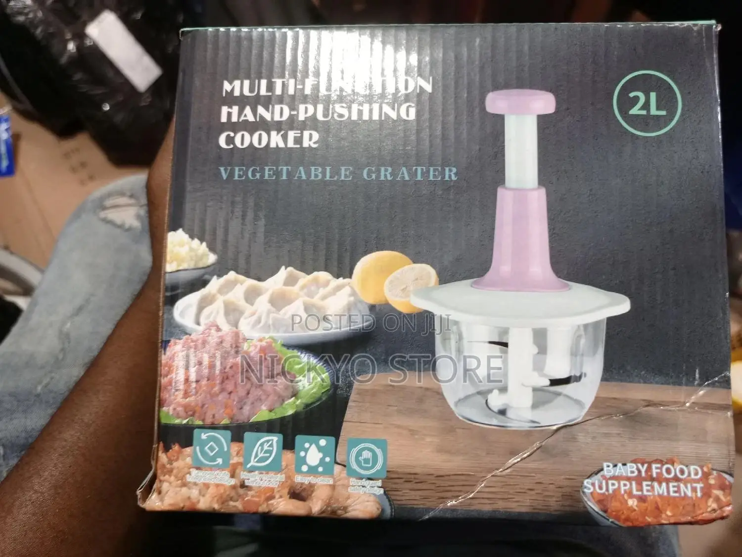 2liters Hand Pat Food Processor