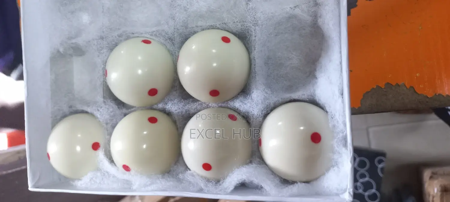 White Ball With Red Dot