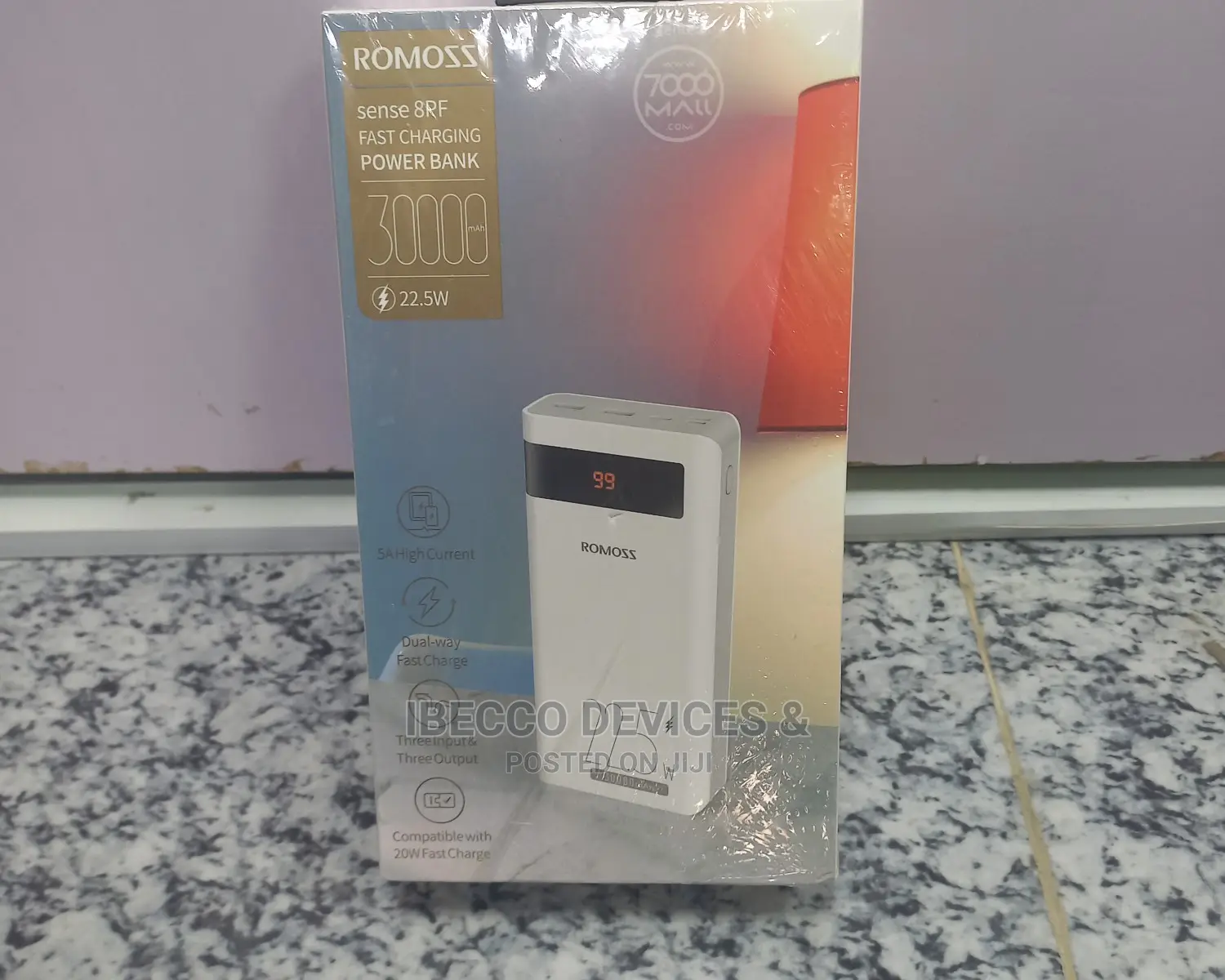 Original Romoss 30,000 Digital Power Bank