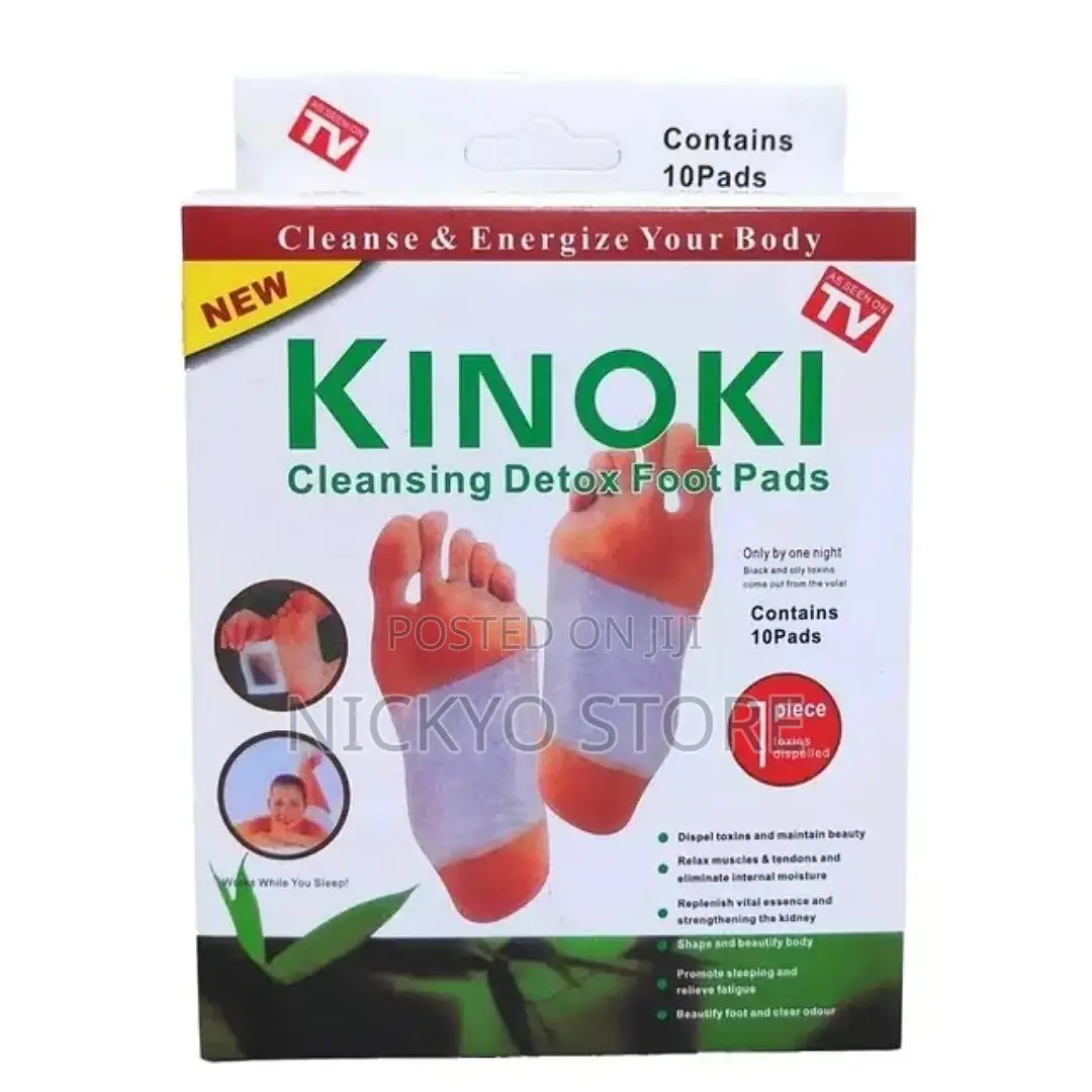 10pcs Kinoki Detox Foot Patches Detoxify Toxins Foot Pads