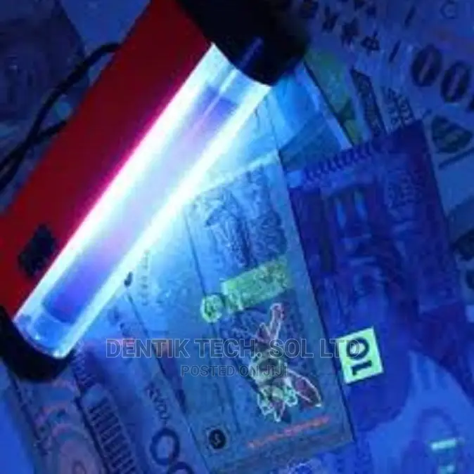 Handy Fake Money Detector With Torch - Red