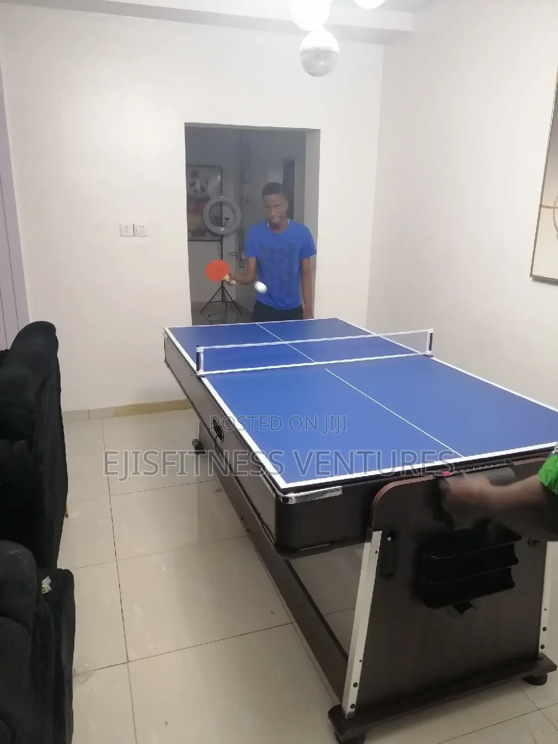 4in1 Combo Snooker, Air Hockey, Table Tennis and Dining