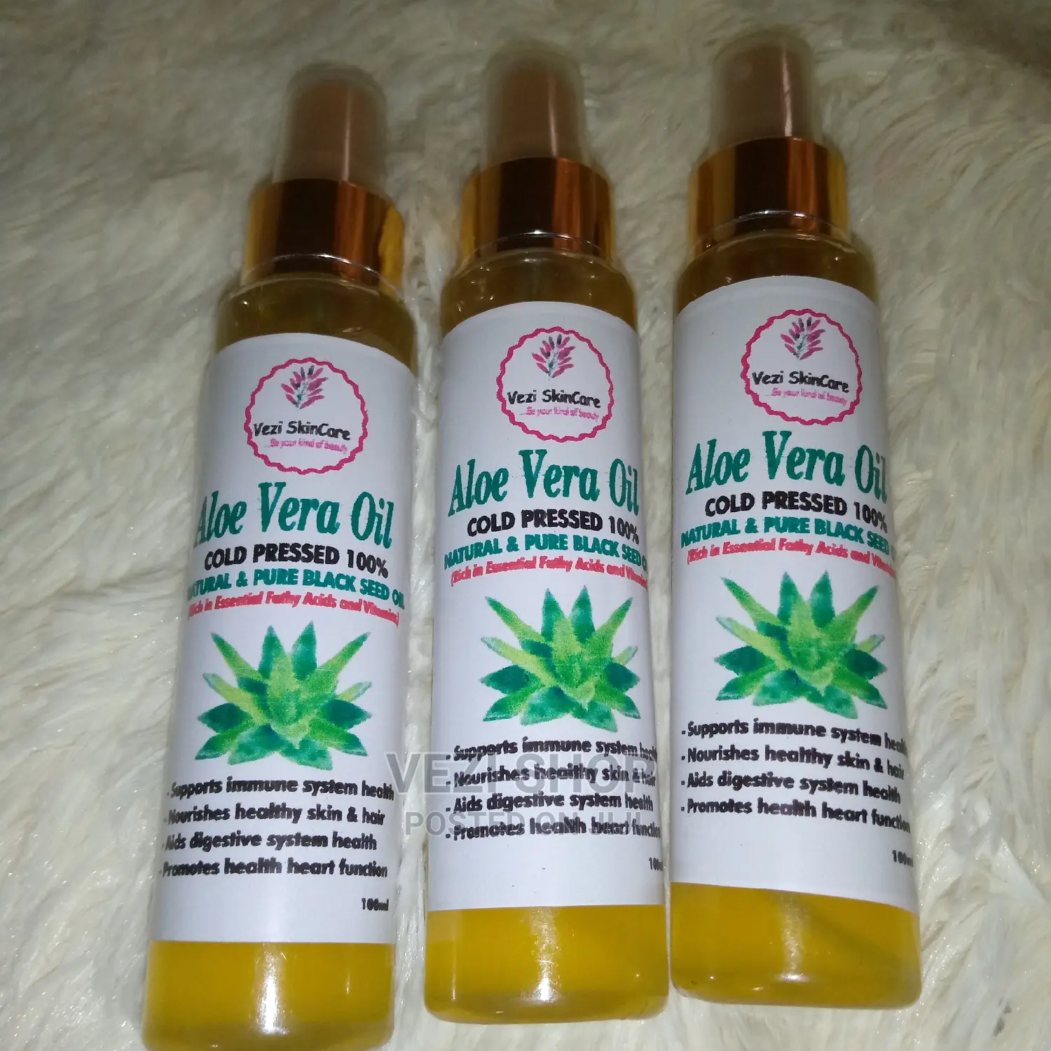 100ML Aloe Vera Oil (Cold Pressed)
